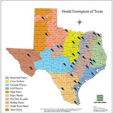 Gould Ecoregions of Texas